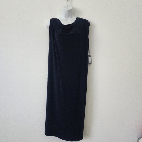 Norma Kamali Drop Shoulder Cocktail Dress Size XL - Picture 5 of 13